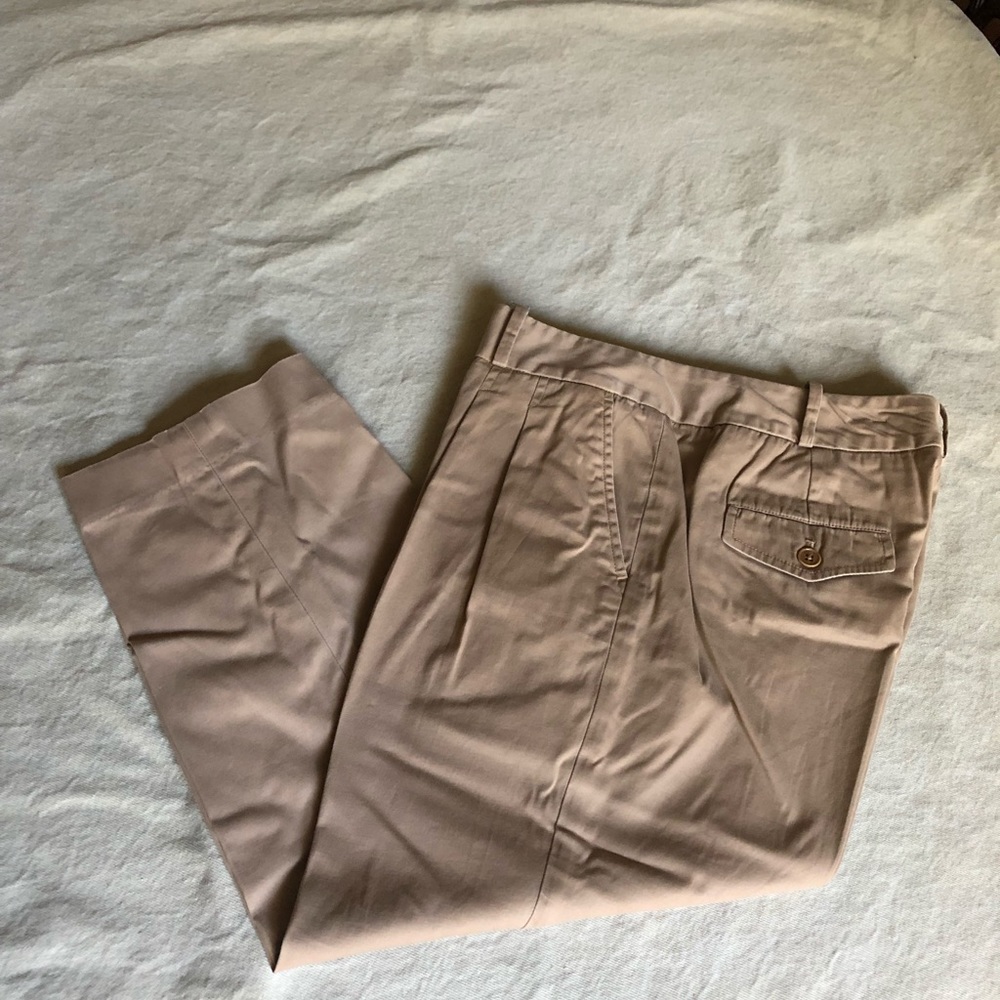 Talbots Signature Tan Capris size 10P